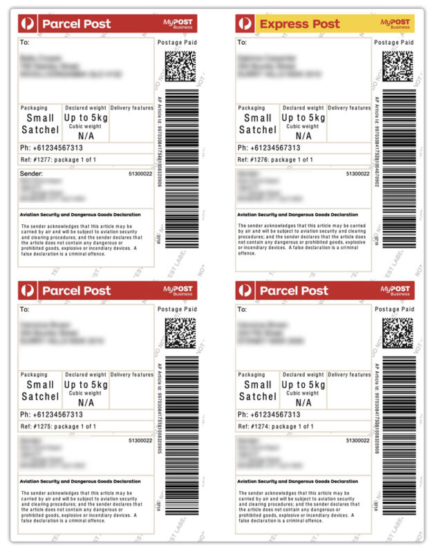 tax invoice and packing slip