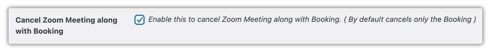 cancel zoom meeting
