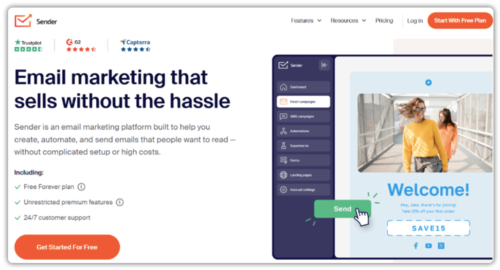Sender – Email & SMS Marketing for Shopify
