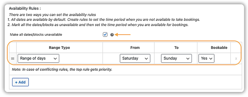 Daily Class Availability and Recovery Time