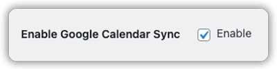 google calendar sync