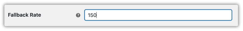 add fall back rates