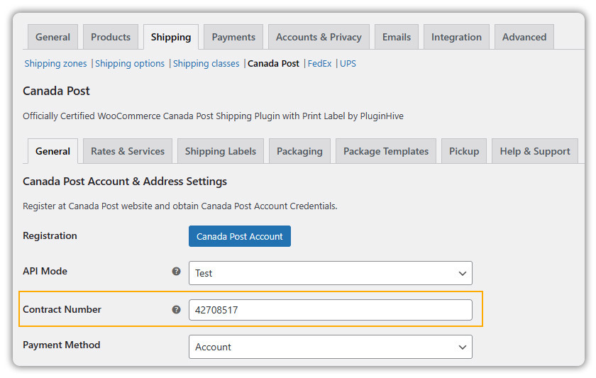 Enter Contract Number