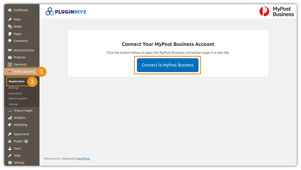 connect to mypost business