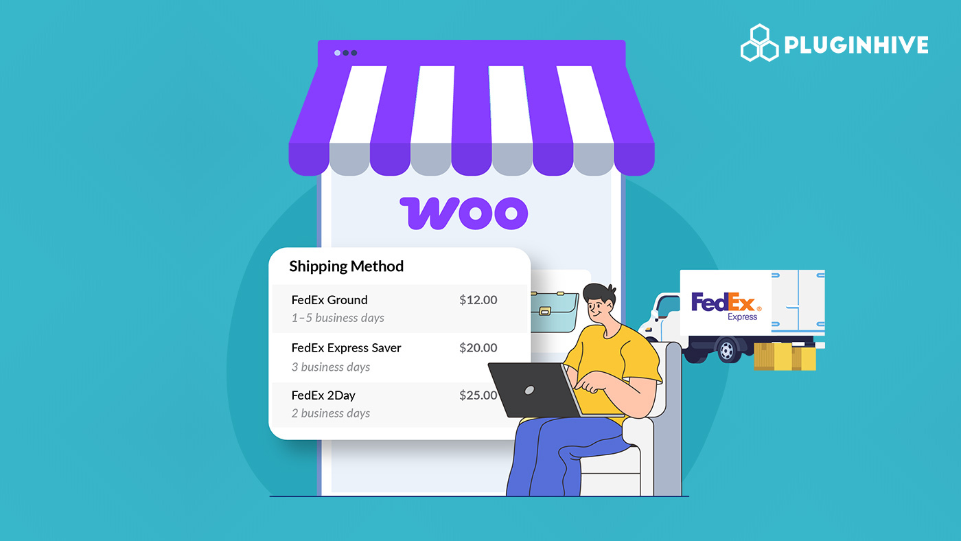 fedex live rates in woocommerce