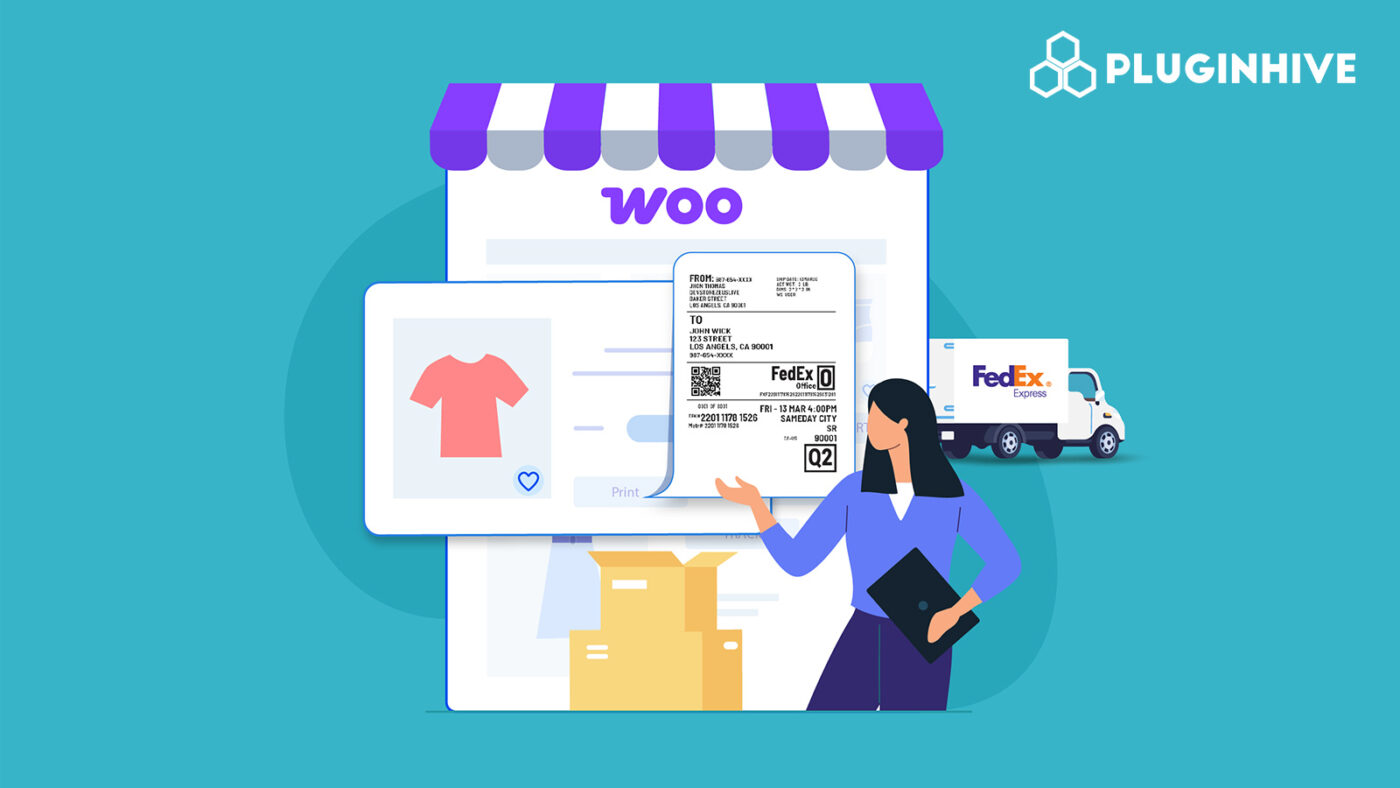 printing fedex shipping label