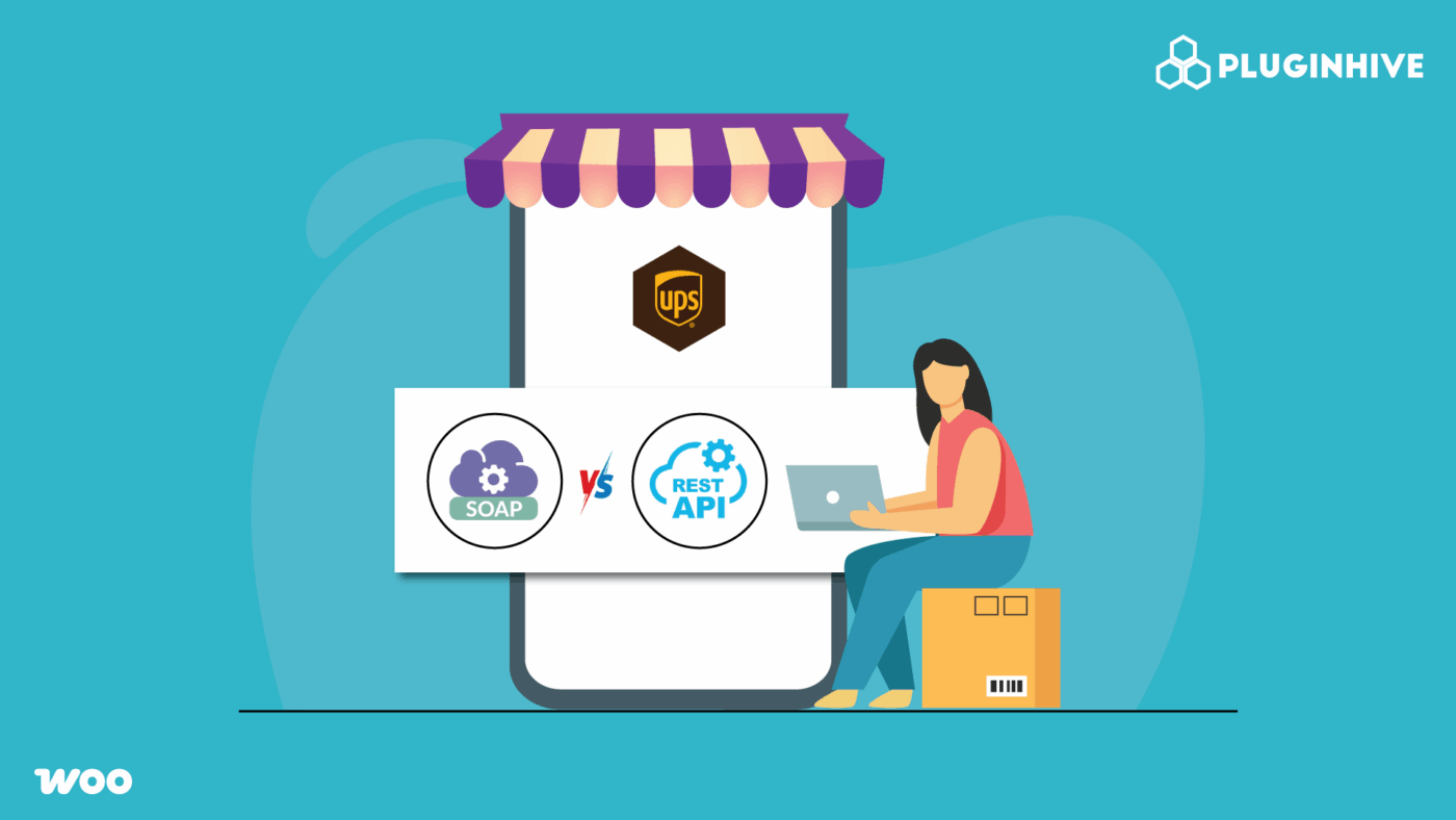 ups rest vs soap api