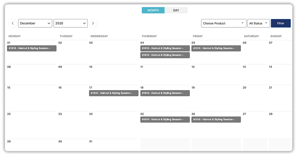 manage manual bookings