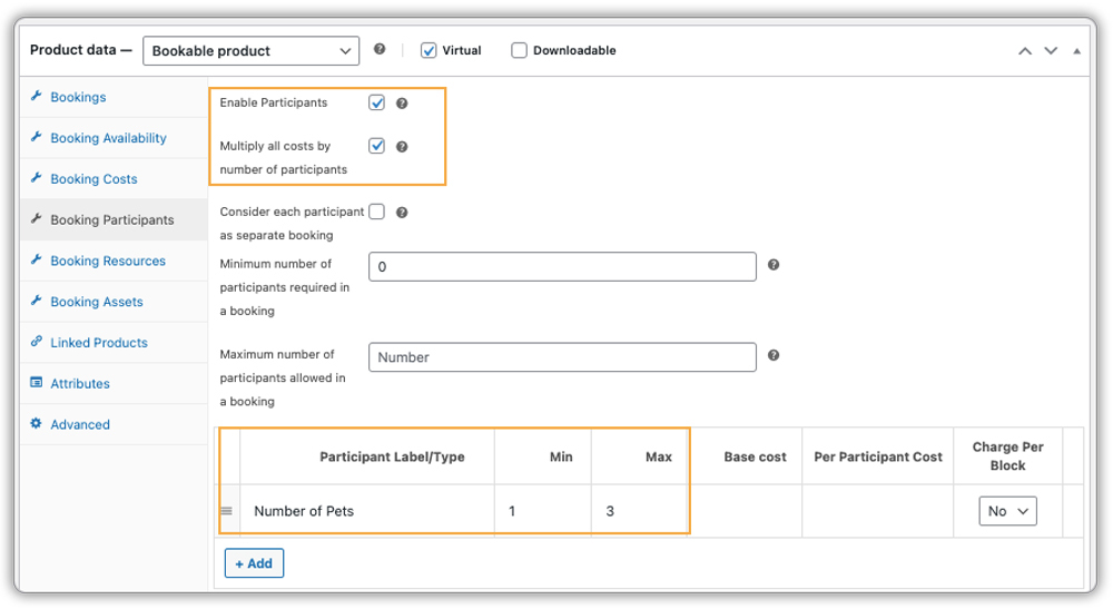 Allow Multiple Pets per Booking