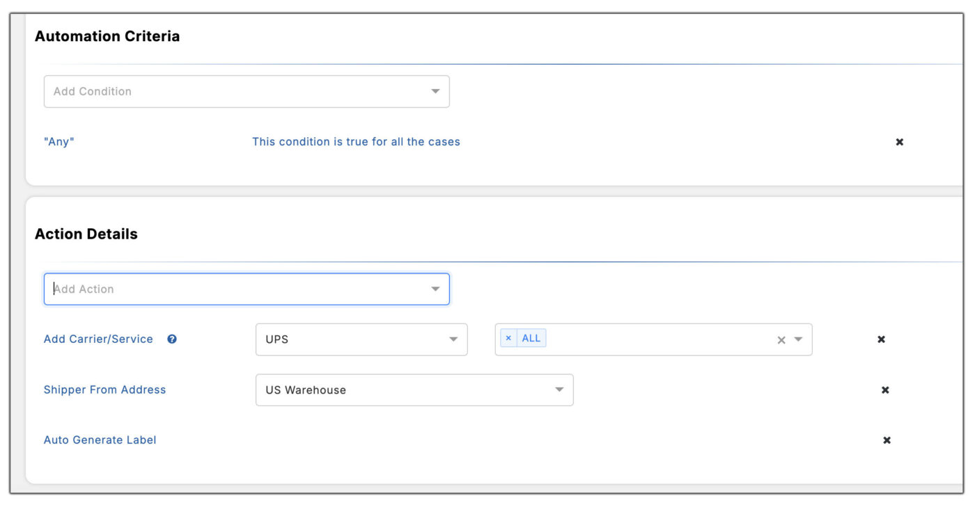 ups label in shopify