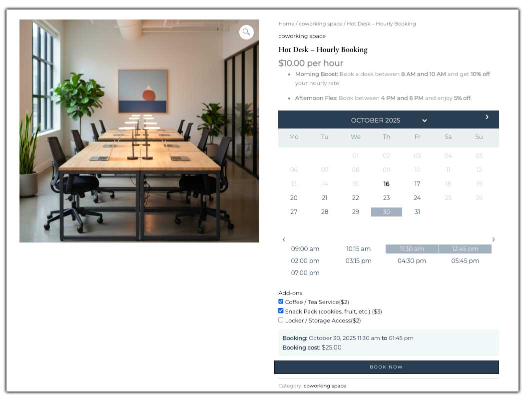 coworking space rentals