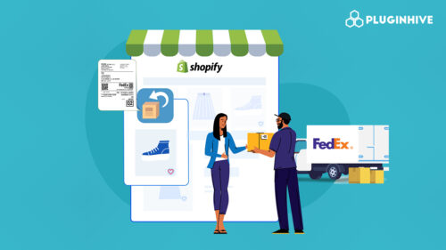 fedex return label for shopify