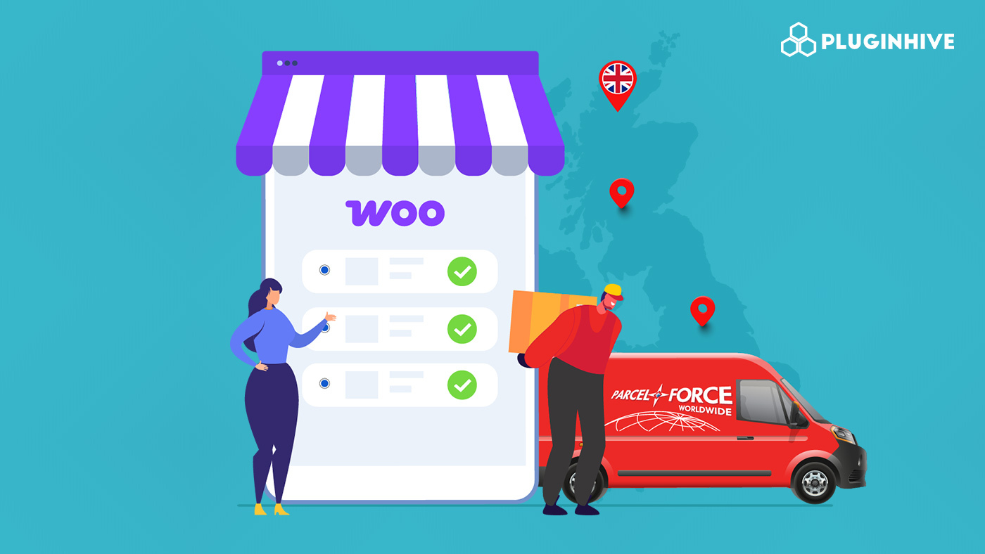 parcel force integration in woocommerce