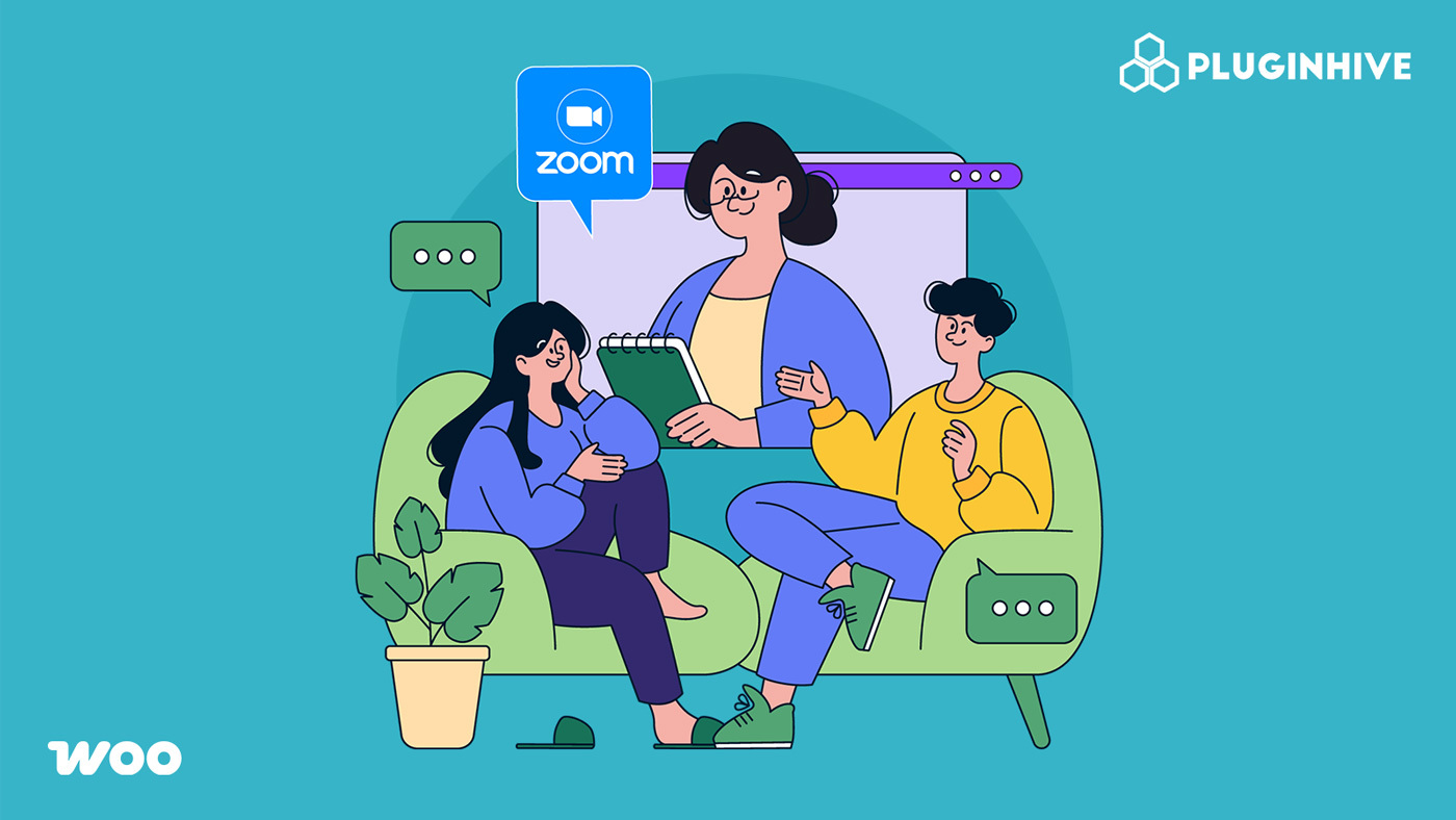 therapy booking with zoom in woocommerce