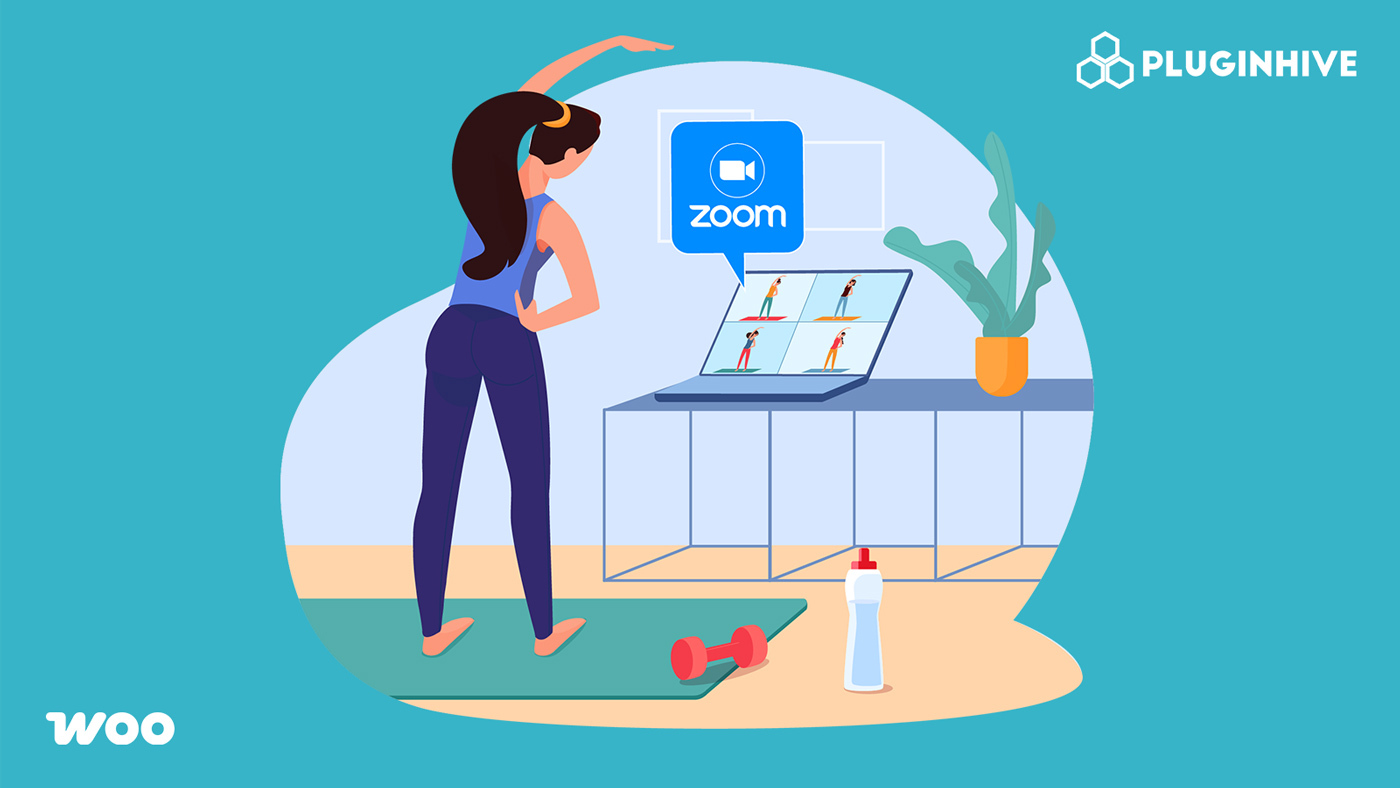 zoom integration for fitness trainers