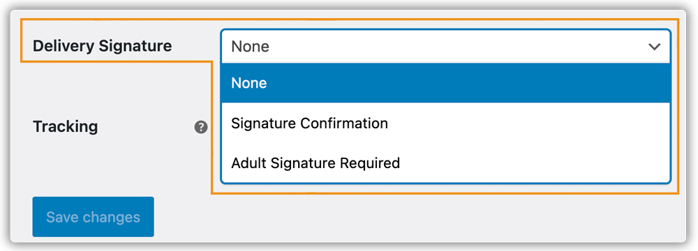 usps delivery signature