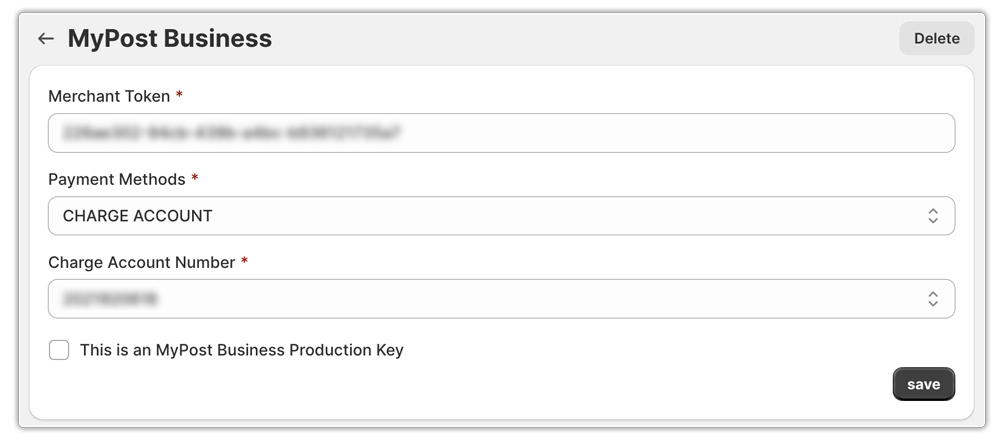 mypost business account