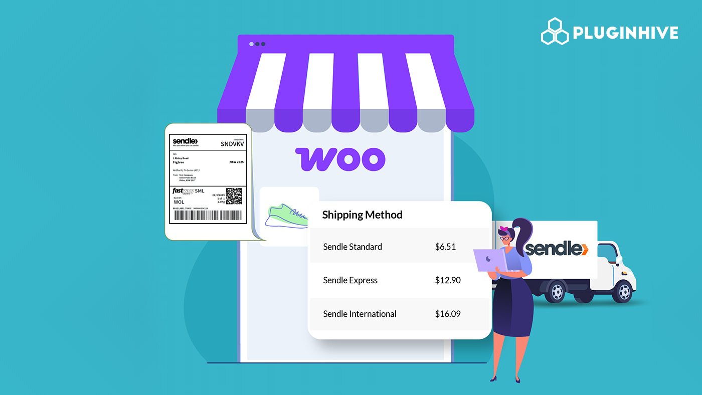 woocommerce sendle shipping label