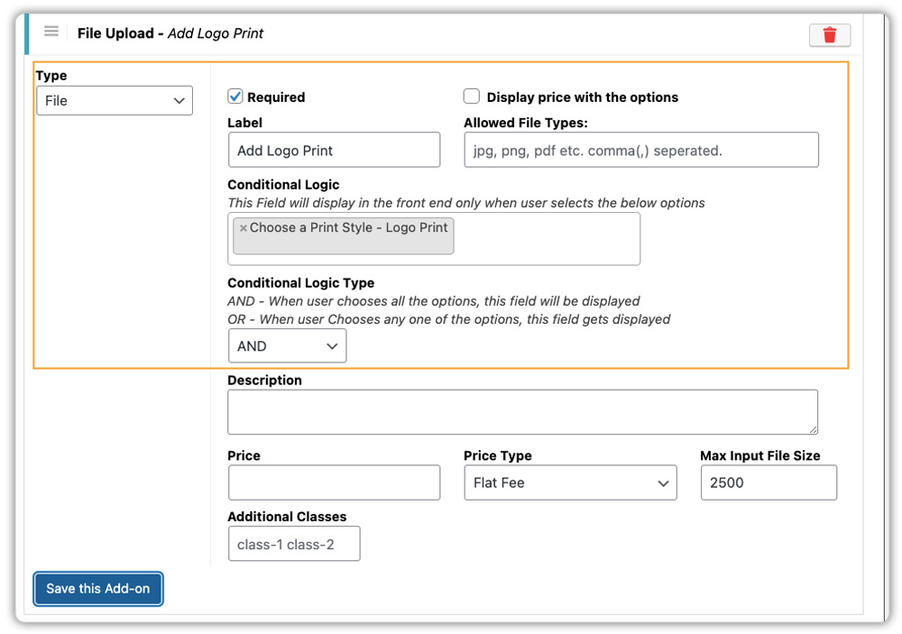 use conditional logic