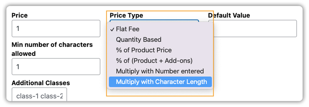 product customization pricing