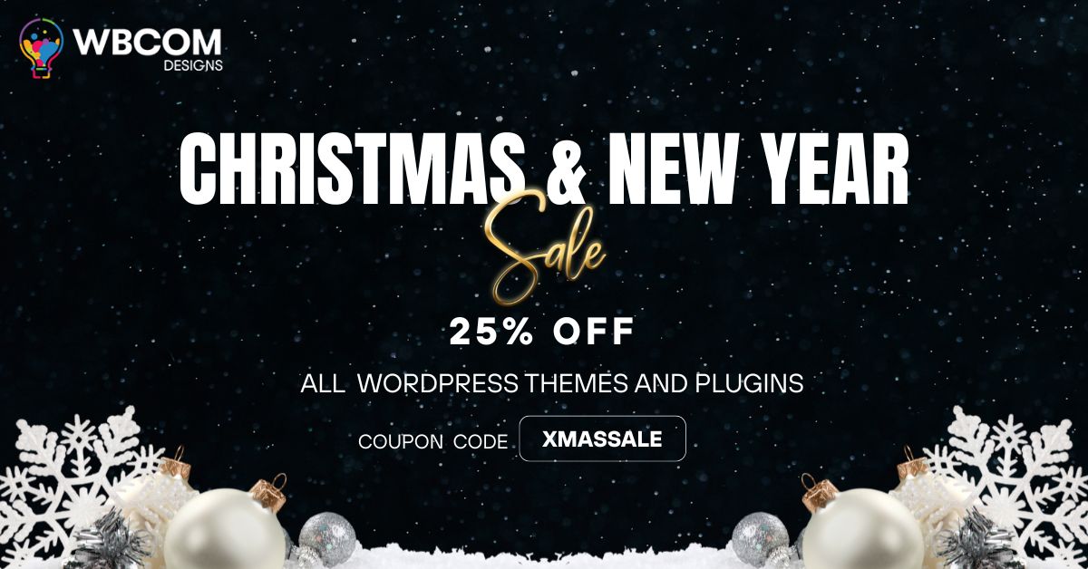 wbcom designs christmas sale