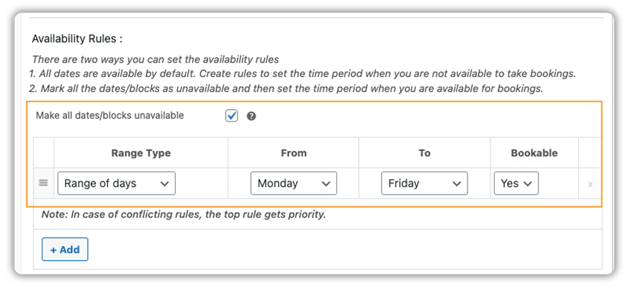 woo booking availability