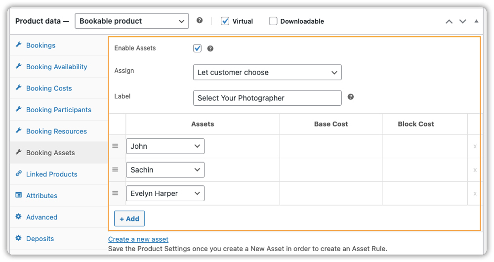 assign photographers