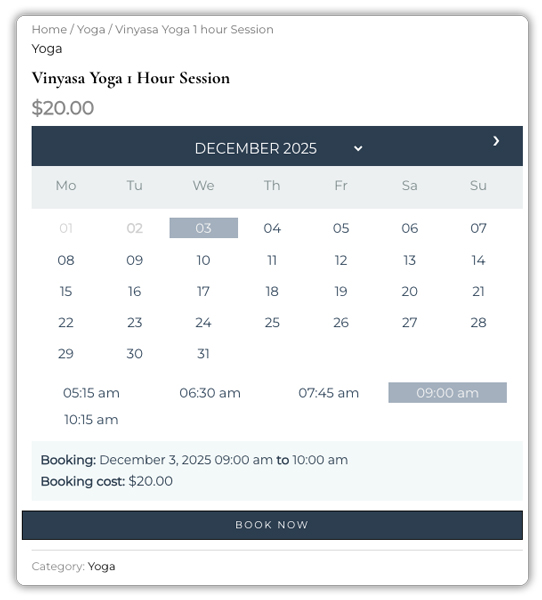 buffer time between woocommerce bookings