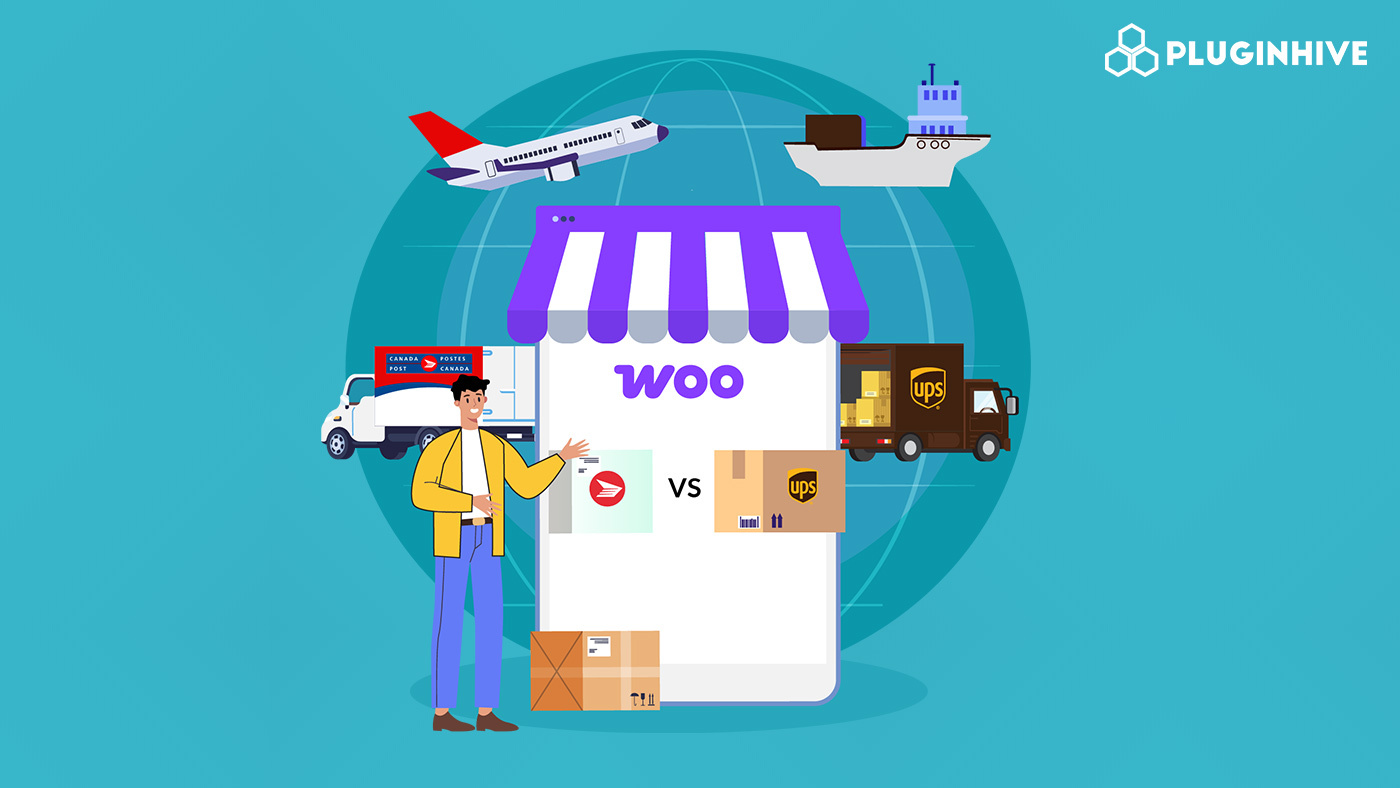 woocommerce canada post vs ups