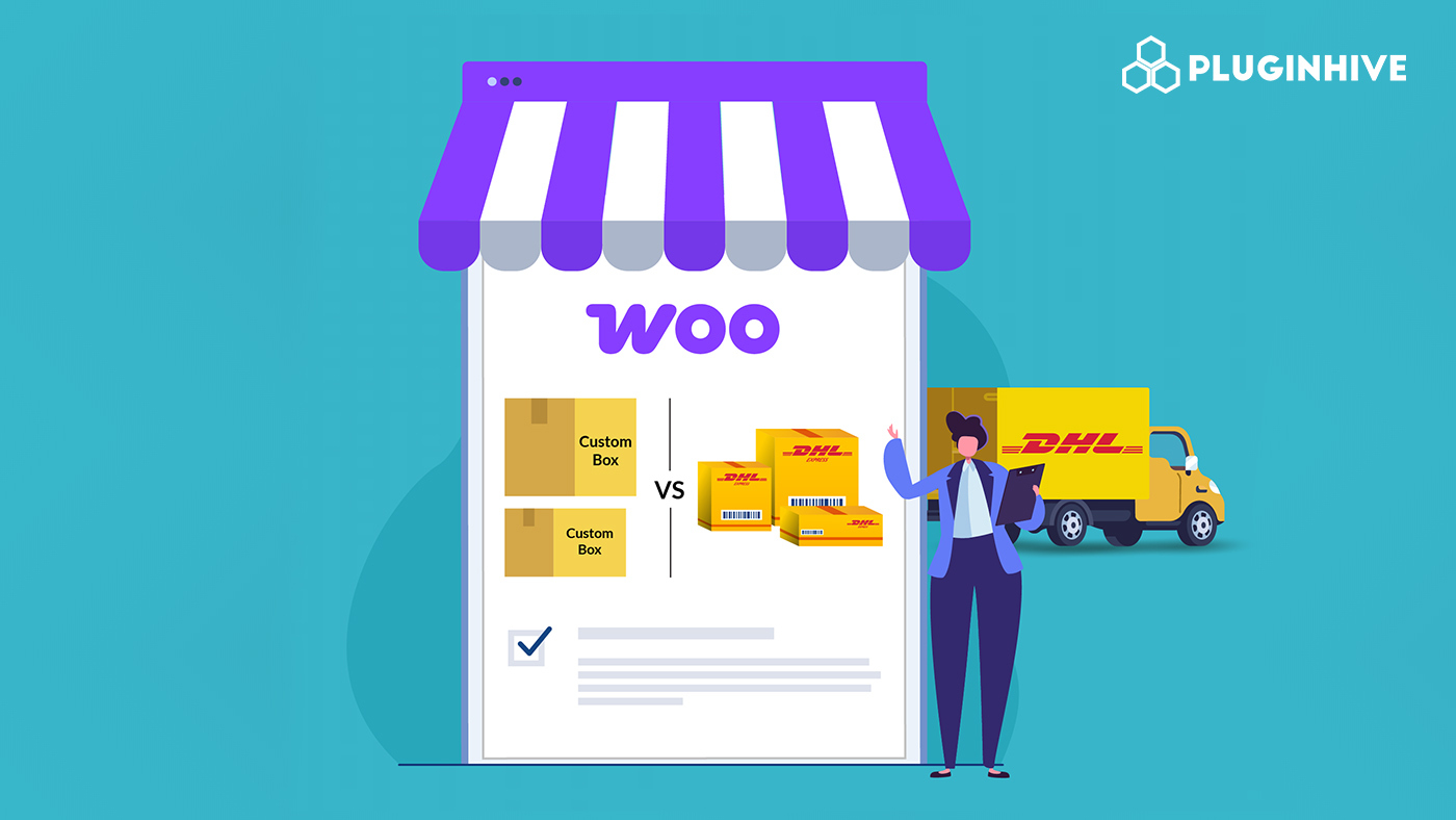 woocommerce dhl box packaging