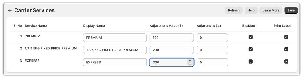 australia post carrier services