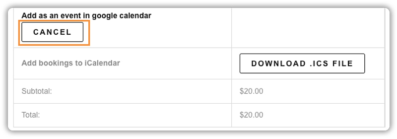 cancel woocommerce bookings