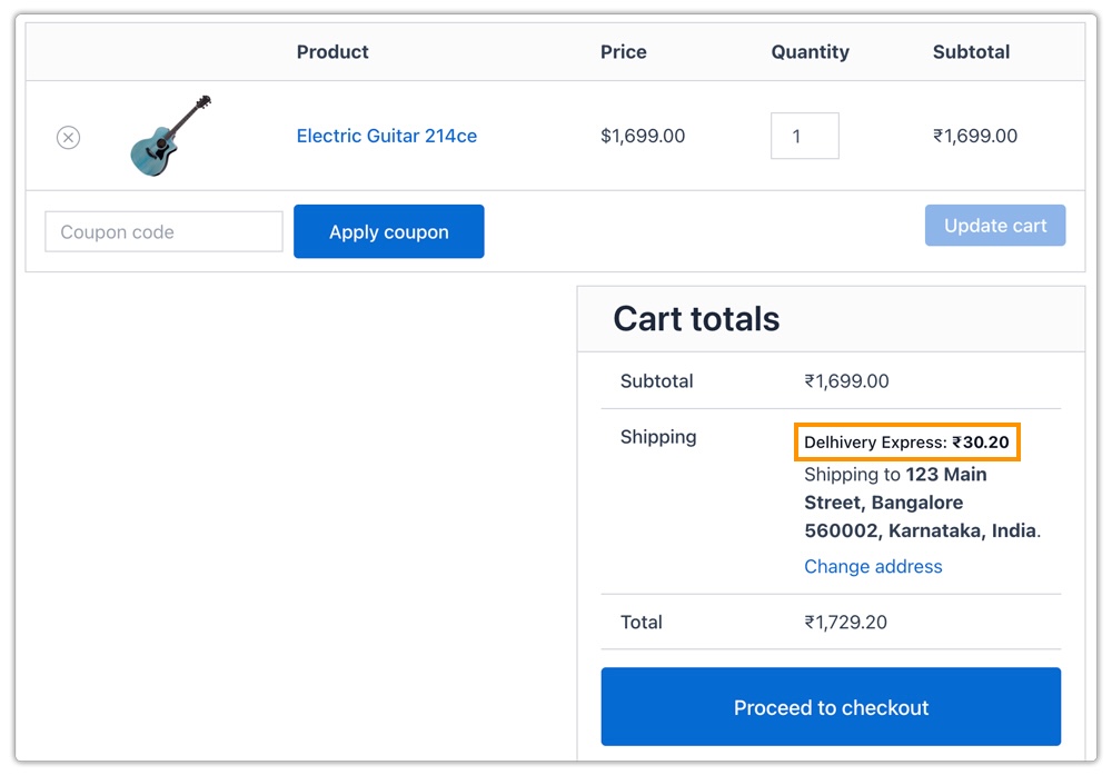 delhivery shipping rate