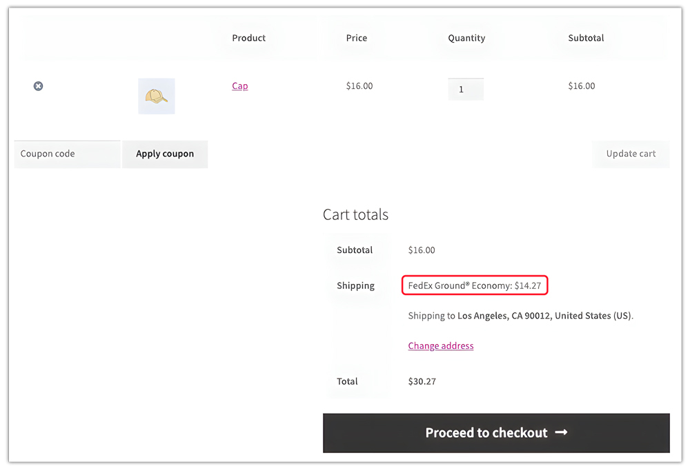 fedex ground economy rate