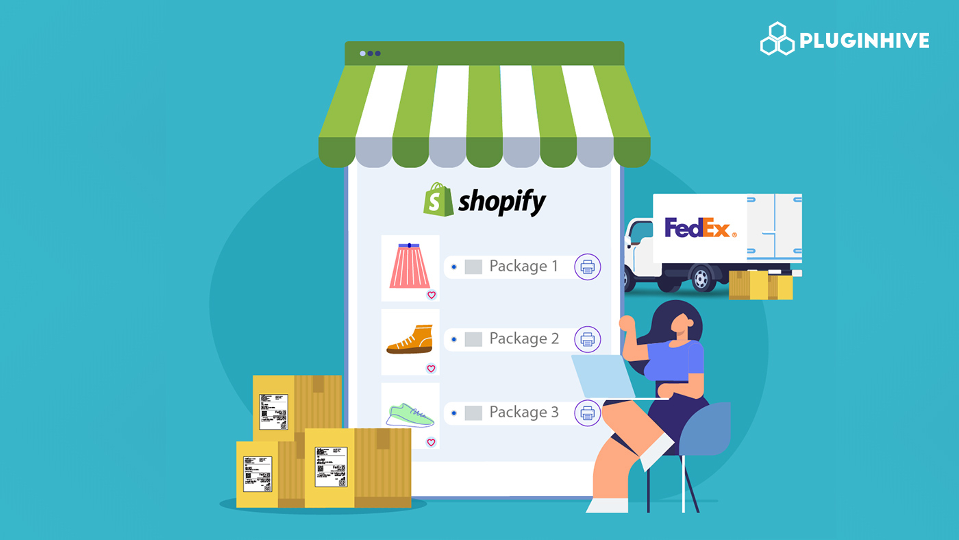fedex multi package shipping in shopify