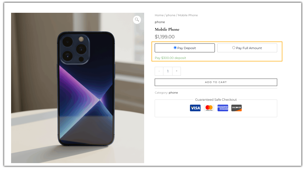 WooCommerce deposits vs payment plans