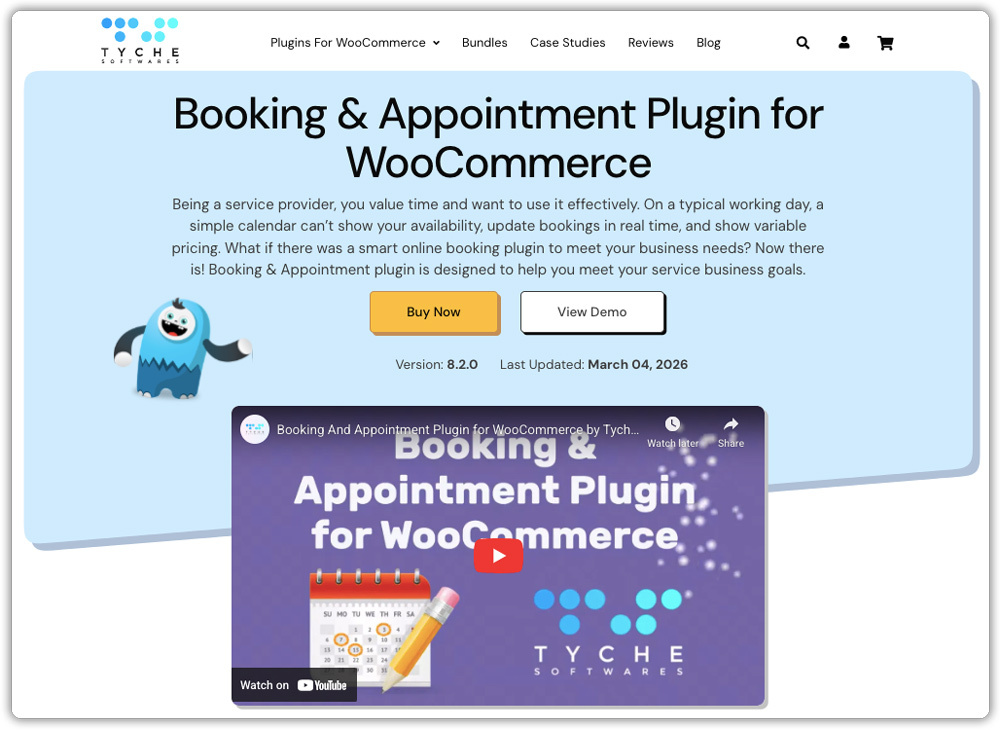 Tyche softwares booking plugin