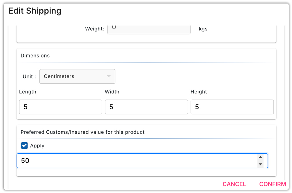 custom product insurance value