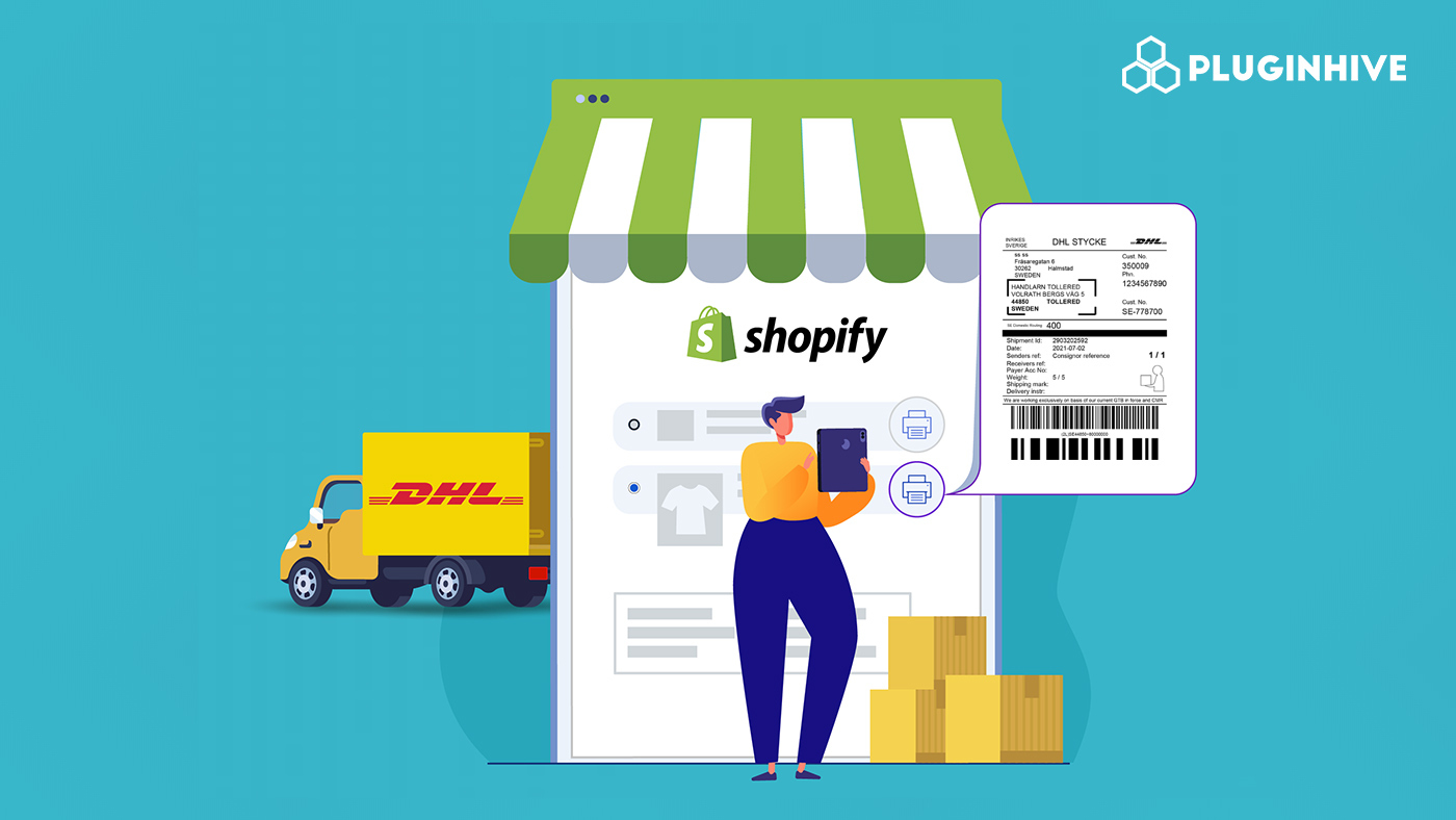 dhl freight labels in shopify