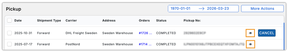 dhl freight pickup log in multi carrier app