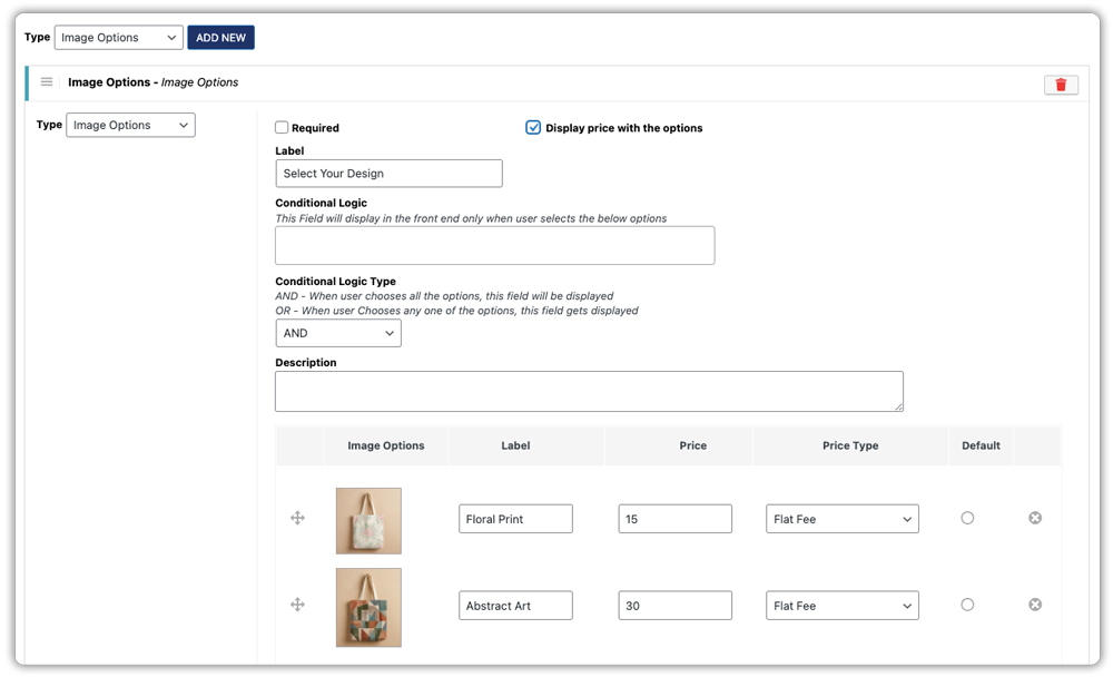 images options