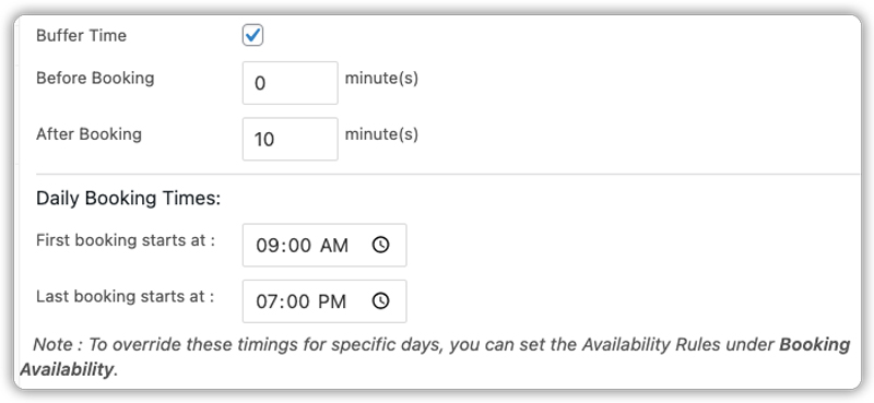 store timing set up in woocommerce