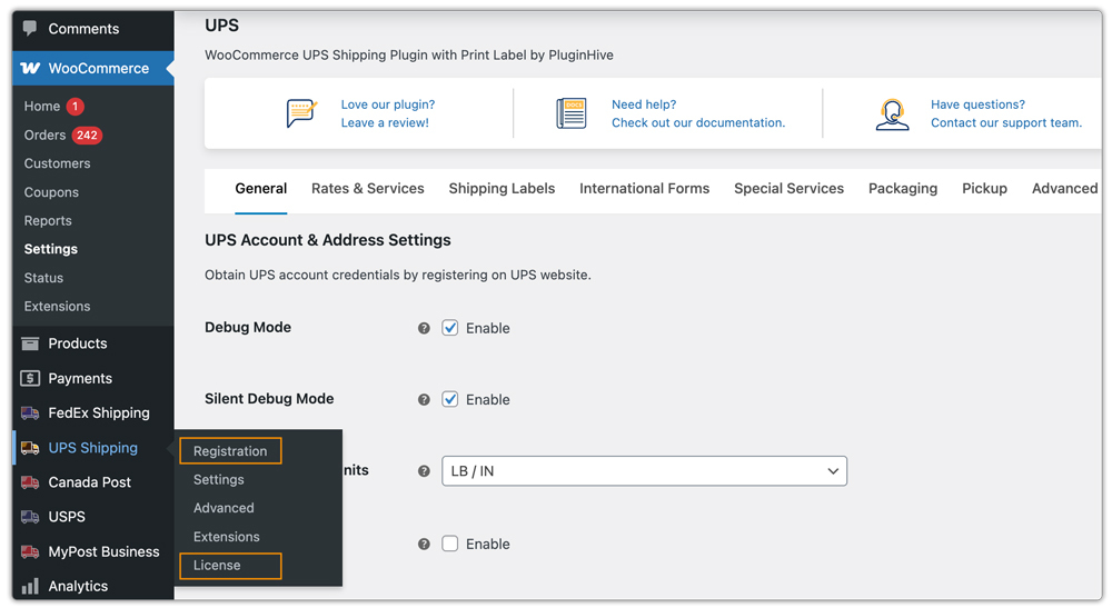 ups account connection
