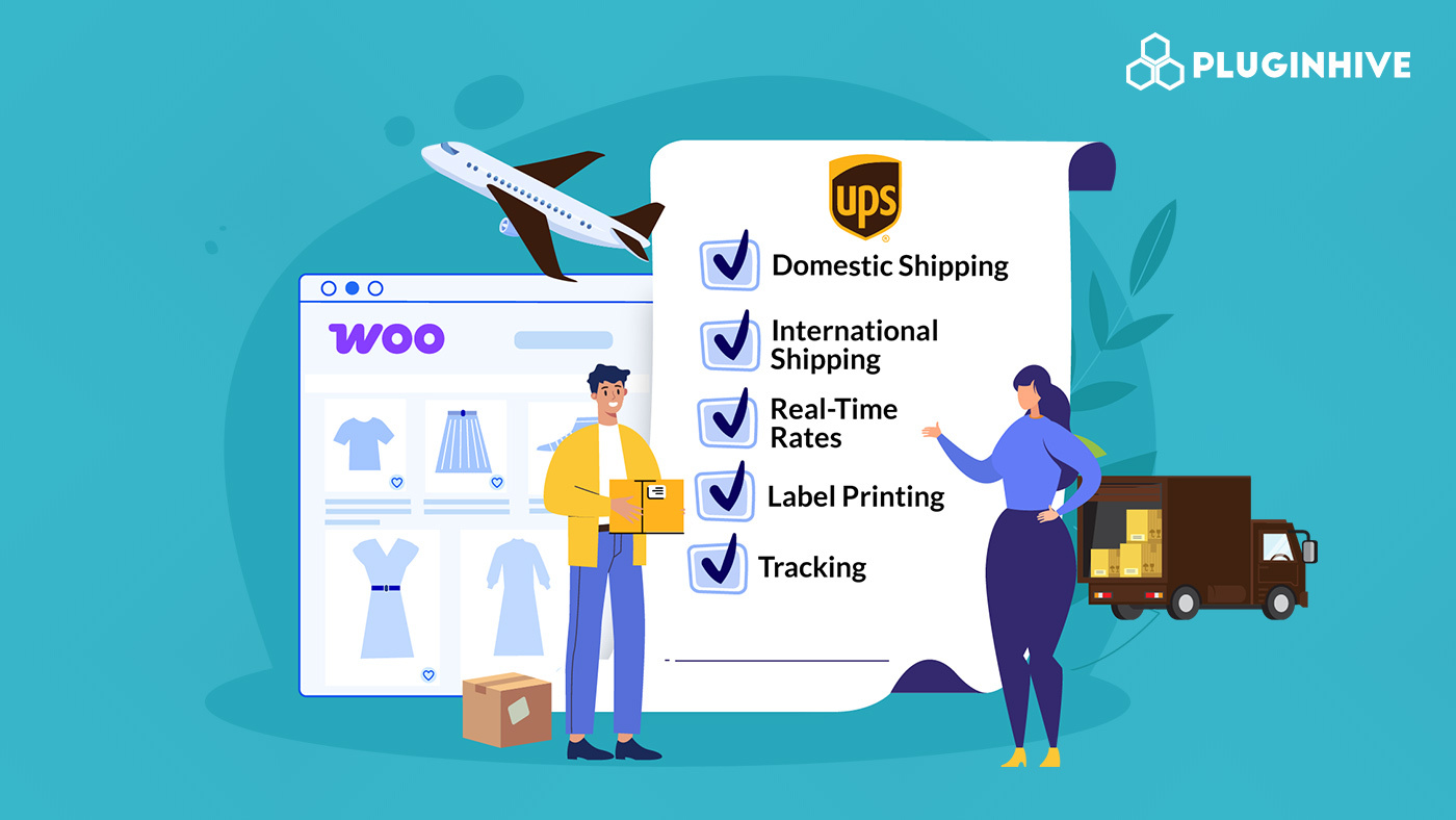ups shipping services in woocommerce