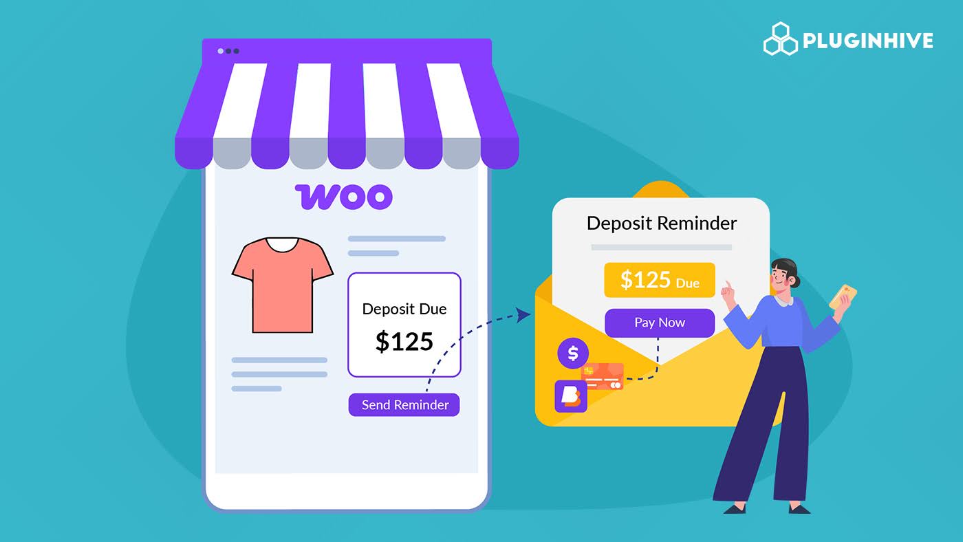 woocommerce payment remainder