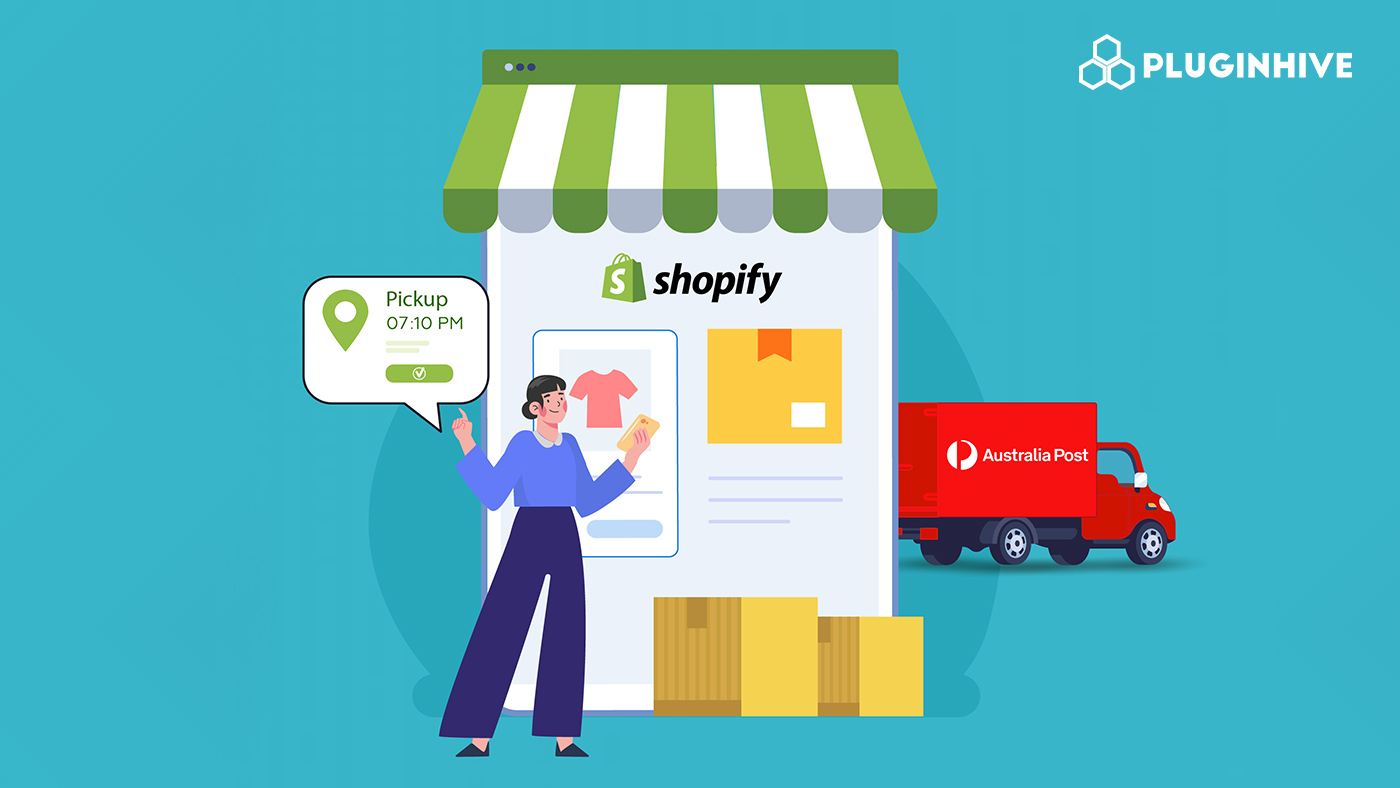 australia post pickup in shopify
