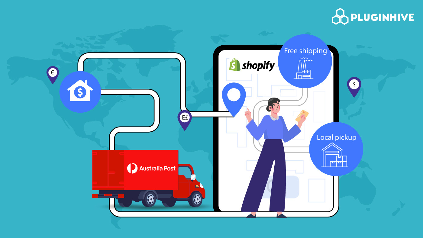 australia post shipping zones in shopify