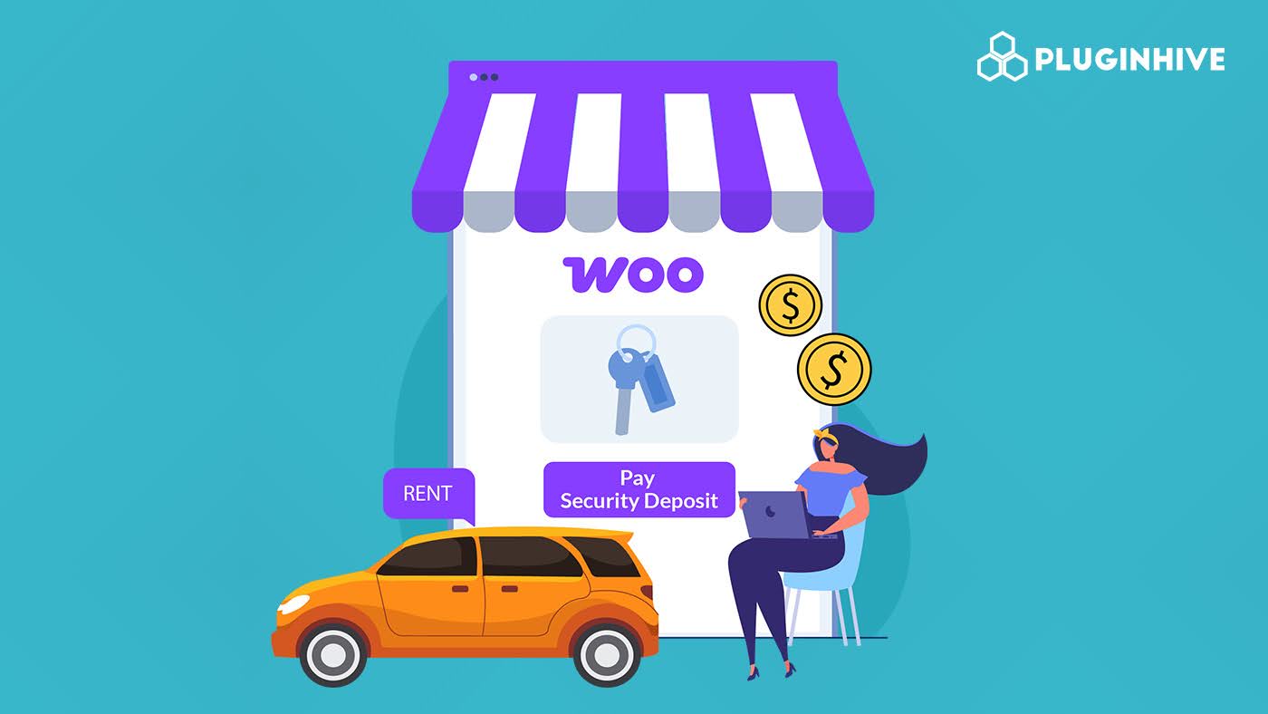 security deposits in woocommerce