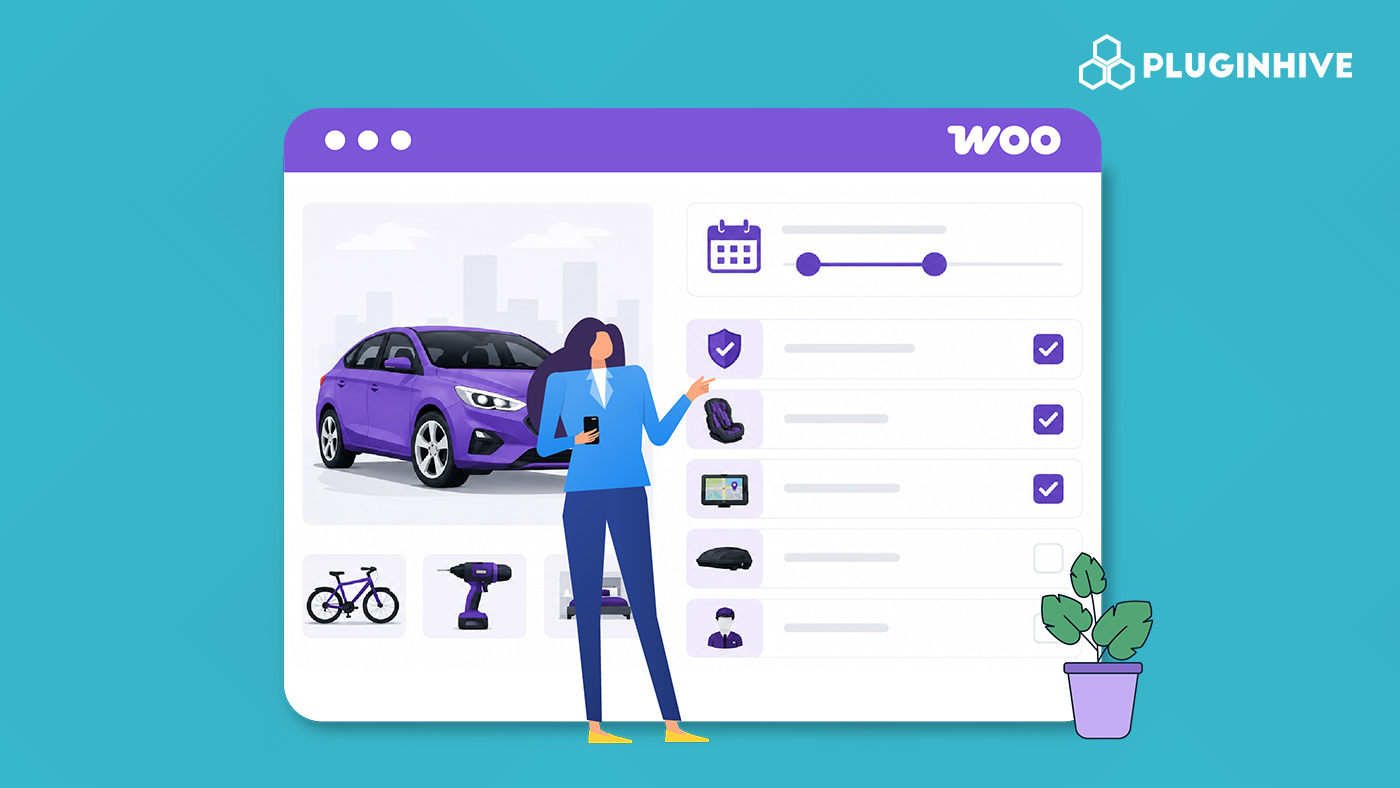woocommerce product addons for rental products