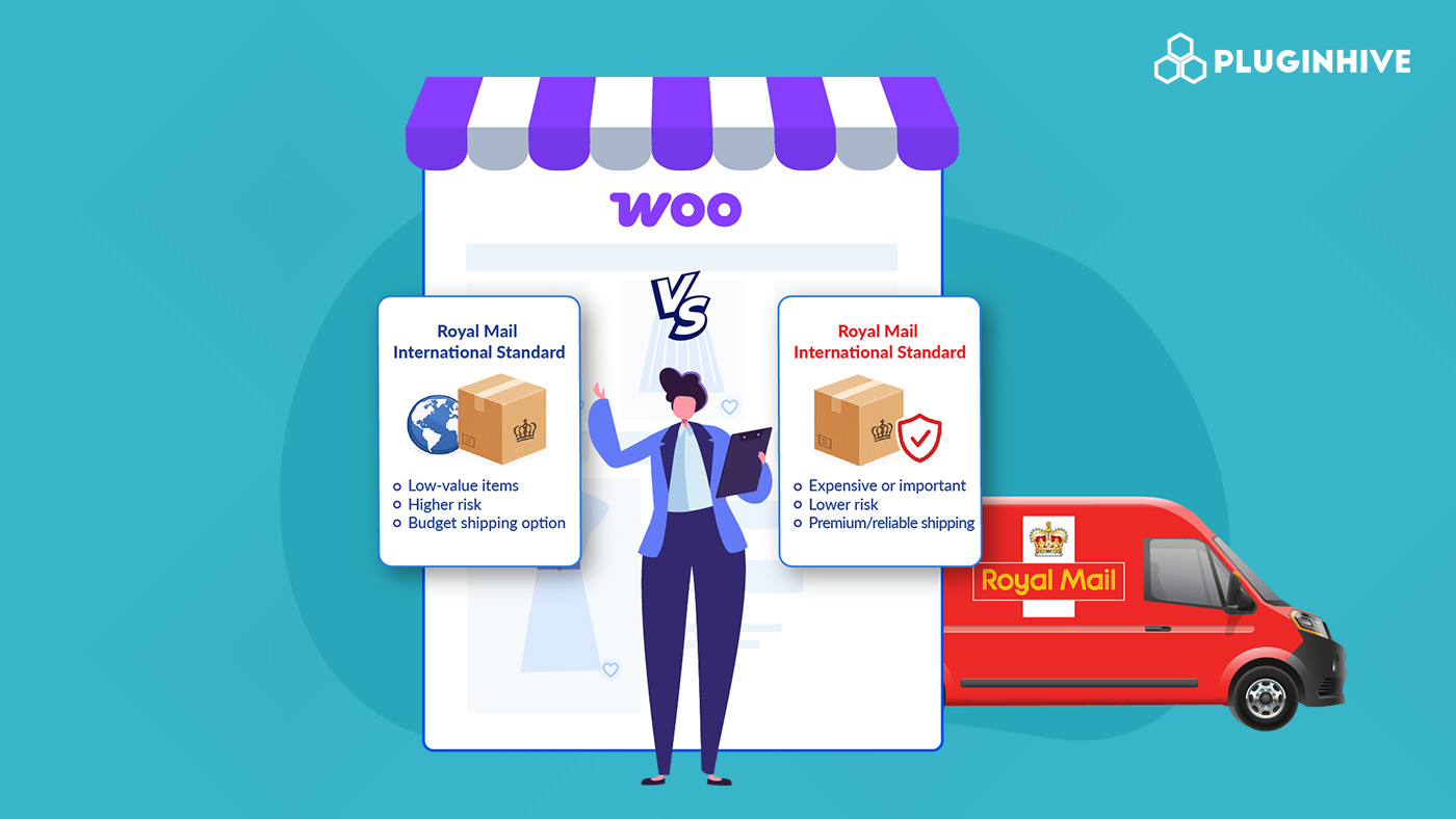 woocommerce royal mail and parcelforce shipping